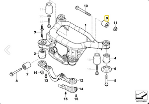 Differential Aluminium Lager-Set BMW E46