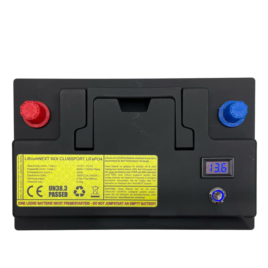 LithiumNEXT 9XX Clubsport Batterie