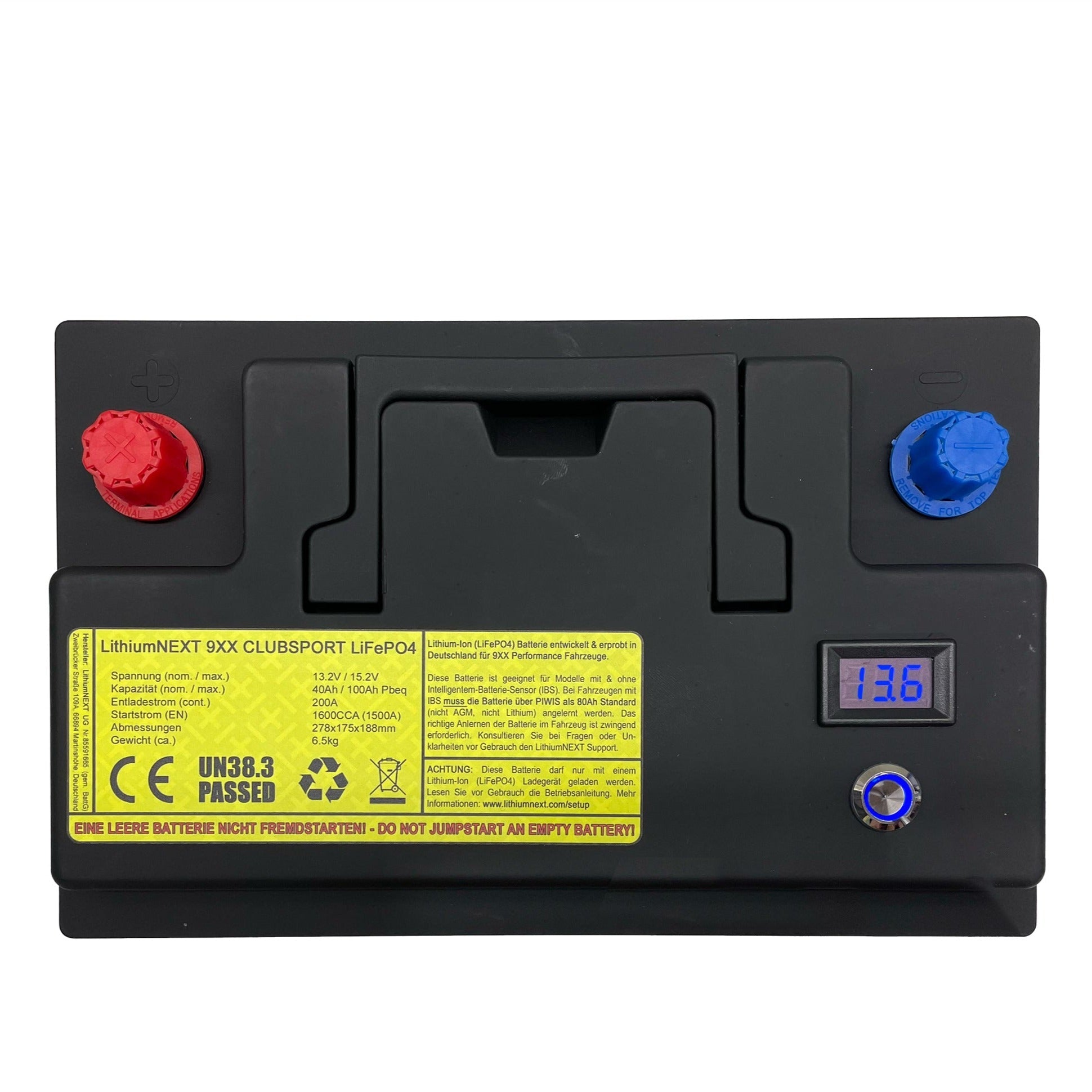 LithiumNEXT 9XX Clubsport Batterie