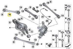 BMW Uniball Führungslenker HA F2X & F3X Modelle