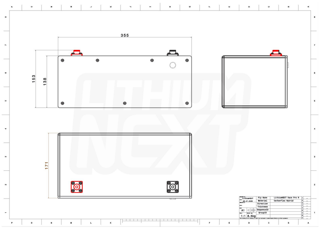 LithiumNEXT RACE PRO R Batterie