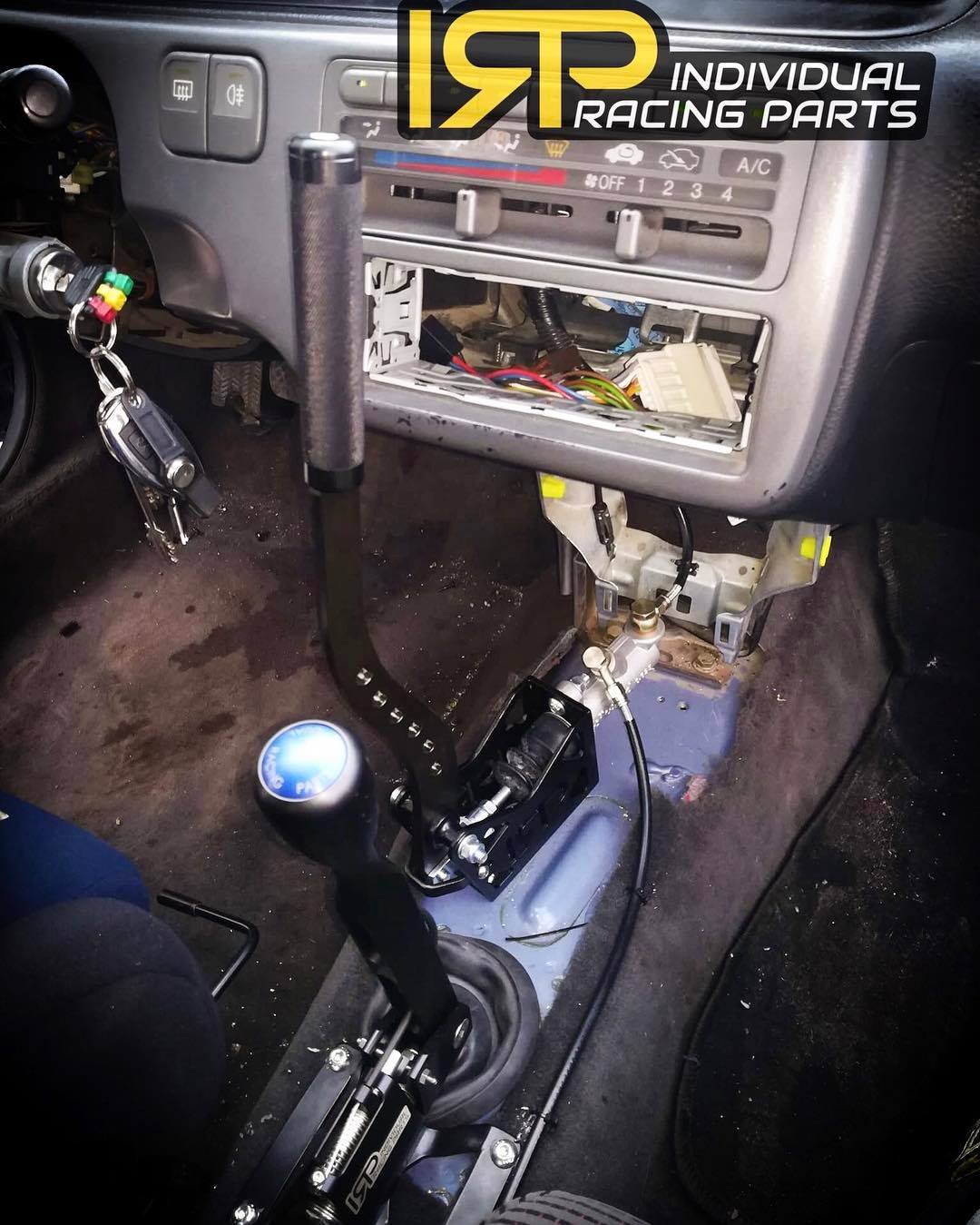 Schaltwegverkürzung Schaltweg Verkürzung Short Shifter V3 Aluminium schwarz black eloxiert Honda Civic, CRX DelSol Del Sol,  Short Shifter Shortshifter für dein Performance Fahrzeuge