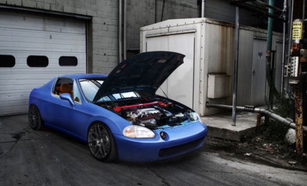 Schaltwegverkürzung Schaltweg Verkürzung Short Shifter V3 Aluminium schwarz black eloxiert Honda Civic, CRX DelSol Del Sol,  Short Shifter Shortshifter für dein Performance Fahrzeuge